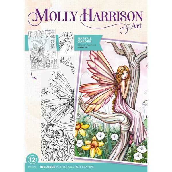 Molly Harrison Clearstamp - Marta's Garden