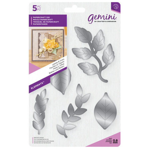Gemini Snijmal Floral Foam - Elements - Leaves & Vines (Bladeren en takken)