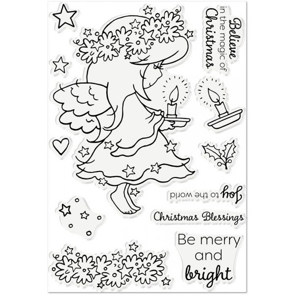 Annabel Spenceley Clearstamp - Be Merry and Bright