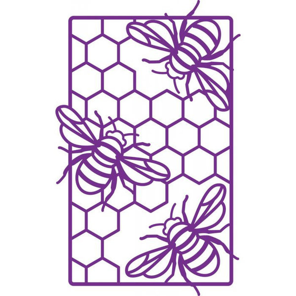Gemini Decoratieve Outline Clearstamps & snijmal - Bee-Utiful Bees