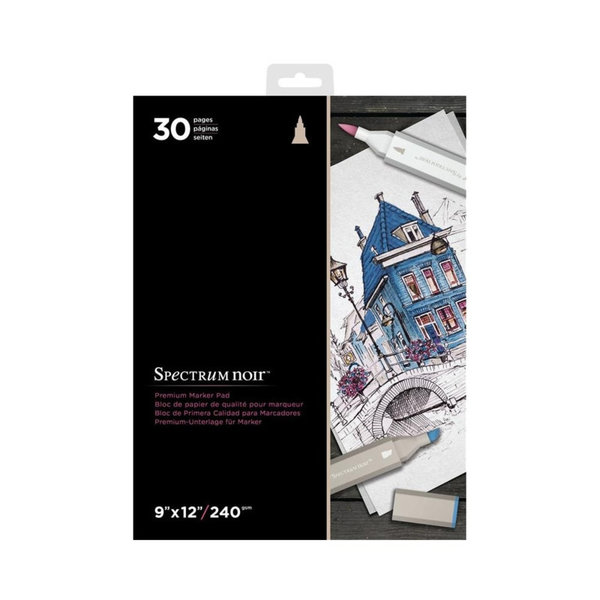 Spectrum Noir Premium alcohol marker tekenblok 9"x12" (22.9x30.5 cm)