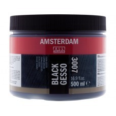 Amsterdam gesso zwart 500 ml
