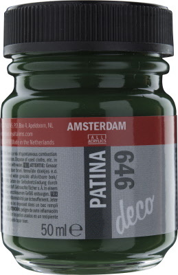 Amsterdam Patina 50 ml Flacon Antiekgroen