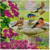 Crystal Card Kit, Birds (partial) 18 x 18 cm