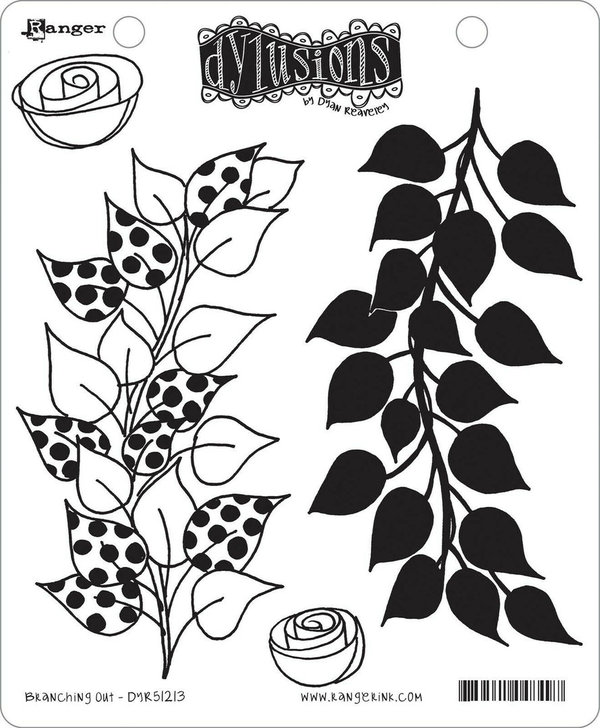 Dylusions by Dyan Reaveley "Branching Out" Cling Stamp