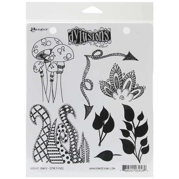 Dyan Reaveley's Dylusions Cling Stamp Collections 8.5"X7" Doodle