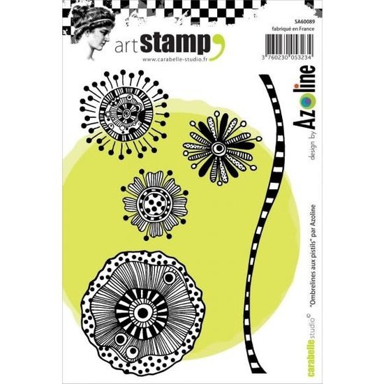 Carabelle art stamp Ombrel. aux pistil