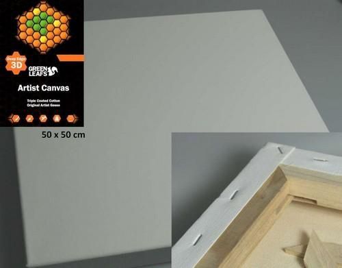 Canvasdoek 3D 50x50CM 3,8 cm 420gram