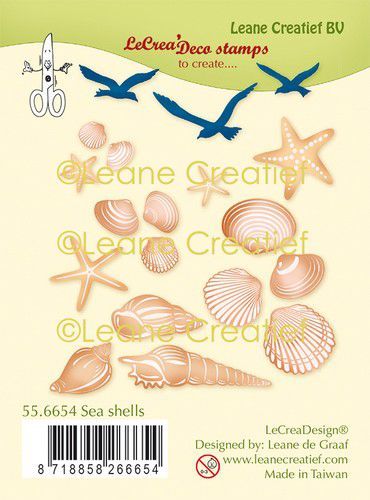 LeCrea - clear stamp Zee schelpen