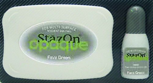 Stazon inkpad set - Opaque - Fava green