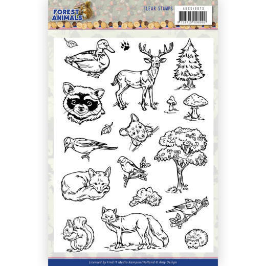 Clear Stamps - Amy Design Forest Animals