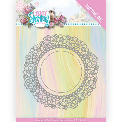 Dies - Amy Design - Enjoy Spring - Flower Circle