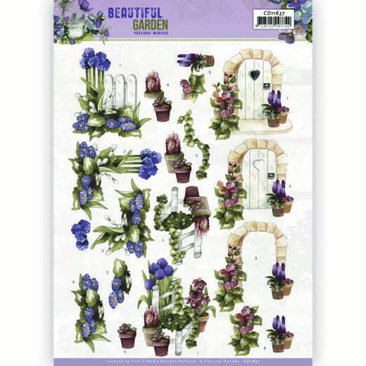 3D Cutting Sheet - Precious Marieke - Beautiful Garden - Allium