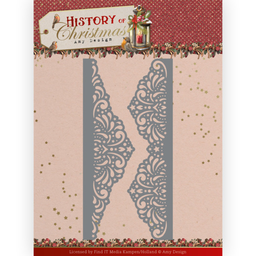 Dies - Amy Design - History of Christmas - Lacy Christmas Borders