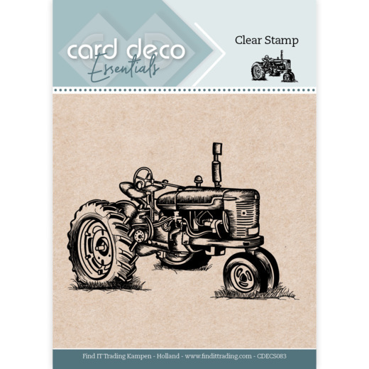 Card Deco Essentials Clear Stamps - Tractor